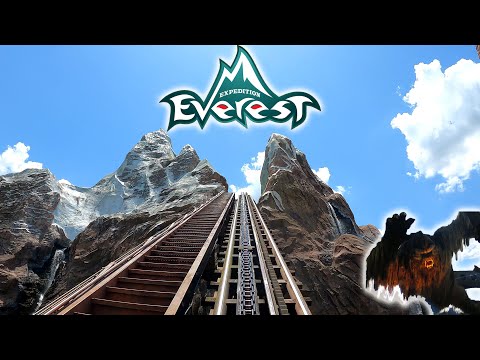 Expedition Everest 4K Front Seat POV - Animal Kingdom - Walt Disney World