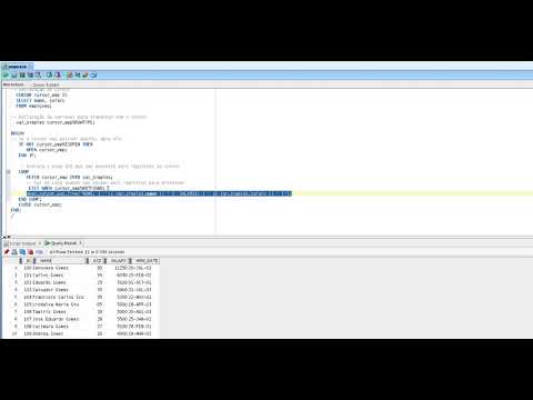 Vídeo: O que é cursor no Oracle PL SQL?