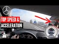 🏁2007 MERCEDES E350 TOP SPEED ON GERMAN AUTOBAHN