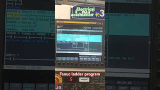 #Fanuc ladder program #viral#trending#electrical#cnc #programming
