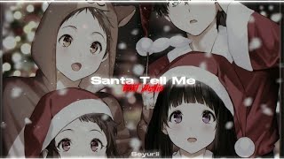 santa tell me' [edit audio w/ 2 parts !] | ariana grande