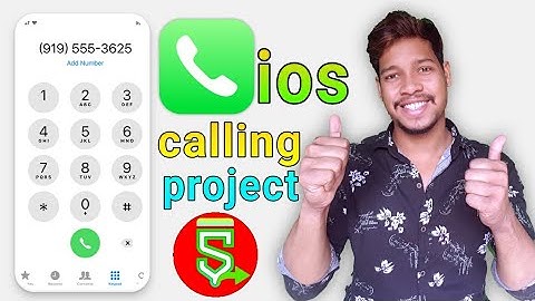 IOS stylish calling dialler sketchware project/Aaura Technical