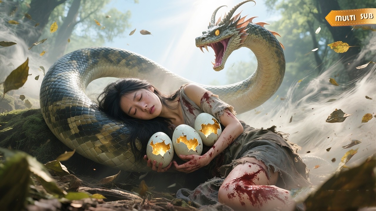 【FULL】美女收養受傷小蛇同床共枕，三月後竟誕下三顆龍蛋！枕邊蛇竟是龍神轉世，前世恩情今生肉償！ #短劇#女頻