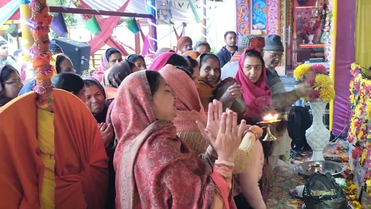 आरती श्री बांके बिहारी जी की💥पूज्य संत श्री जोगिंदर शास्त्री जी महाराज