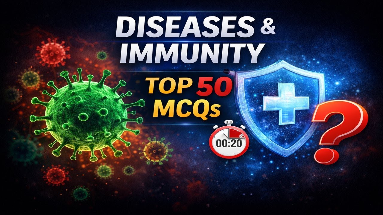 Diseases & Immunity – 50 MCQs | BSc Nursing | Can You Score 35+?