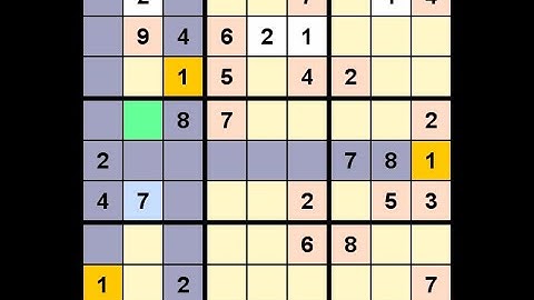 How to Solve New York Times Sudoku Hard July 8, 2021 - v2