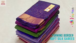 LATEST UNIQUE TURNING PATTERN SOFT SILK SAREES screenshot 5