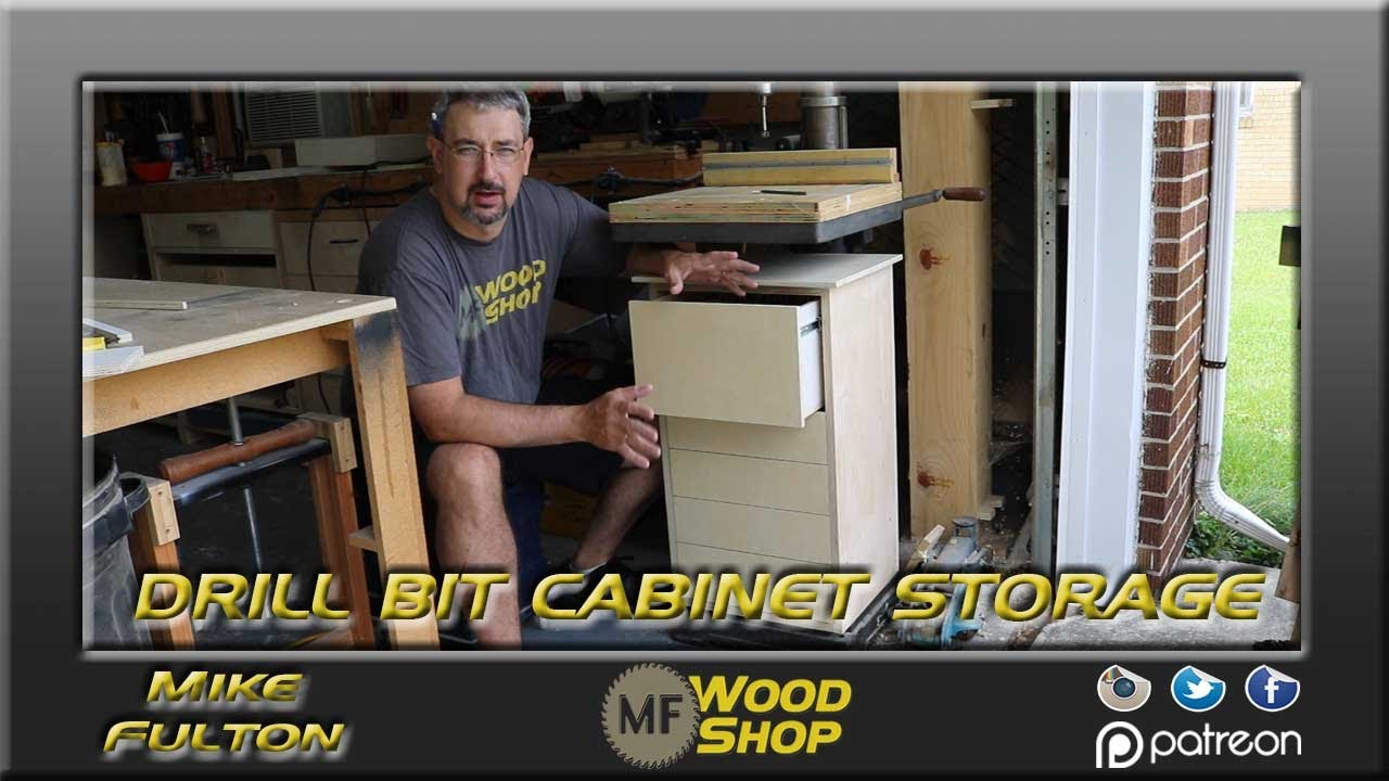 Drill Bit Cabinet Storage YouTube