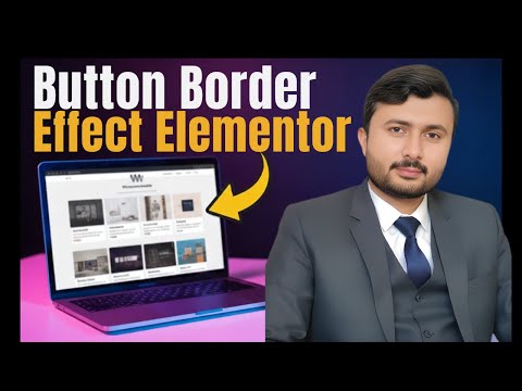 How to add a button with border effect in Elementor WordPress website only in just 5 minutes?