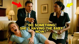 Black Hotel Maid Was Cleaning Rooms–Until a Billionaire Guest Yelled: ‘My Wife’s Having a Baby NOW!’