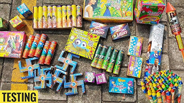 Diffrent Crackers testing Diwali Fireworks Stash Testing Diwali patake testing new Crackers 2021
