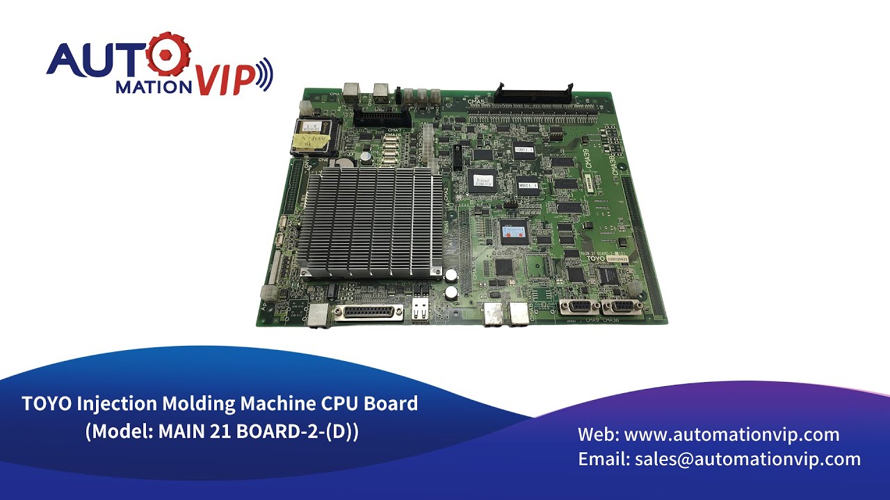 MAIN 21 BOARD-2-(D) TOYO Injection Molding Machine CPU Board - YouTube