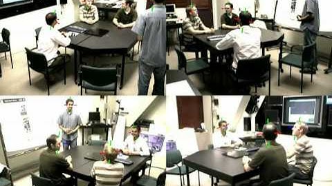 HeadsUP: Multi-person Head Pose Estimation and Tracking