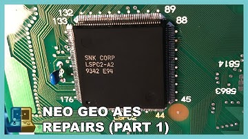 NeoGeo AES - Bios + LSPC2 repairs (part 1)