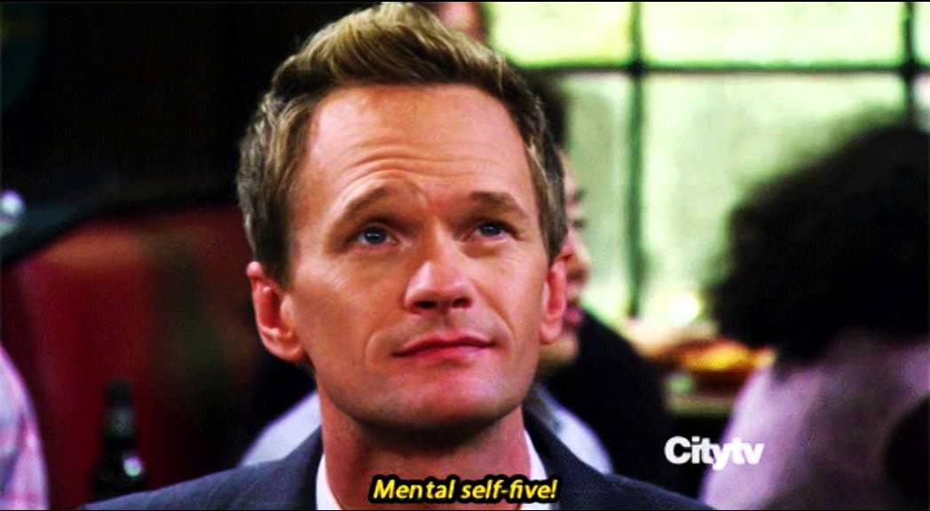 Barner stinson mental self highfive (funny video) - YouTube