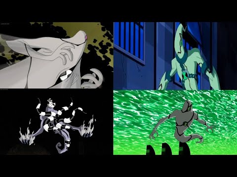 Ben 10: All Ghostfreak Transformations