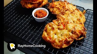 Indonesian-Style Fritters Bakwan Sayur - Indonesian Food Series