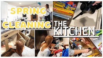 NEW SPRING CLEANING 2021/ KITCHEN DECLUTTER AND ORGANIZE/ CLEAN WITH ME (extreme motivation)