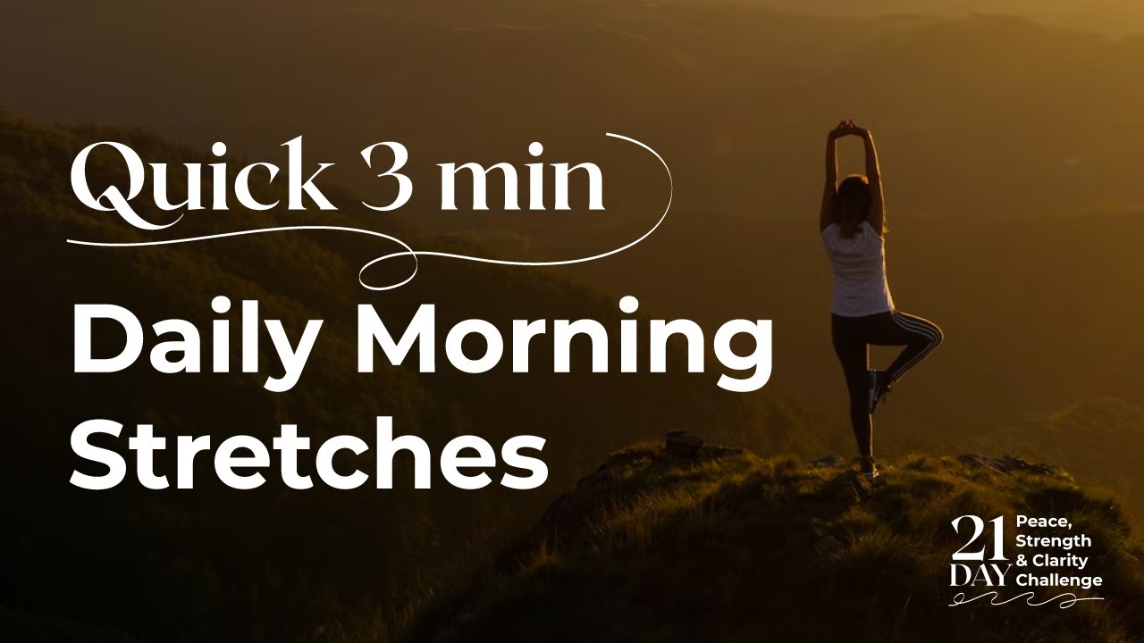 Quick Morning Stretch Routine! Only 3 minutes :) - YouTube