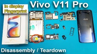 VIVO V11 Pro Disassembly / Teardown ( In display Fingerprint ) | How to open Vivo V11 Pro