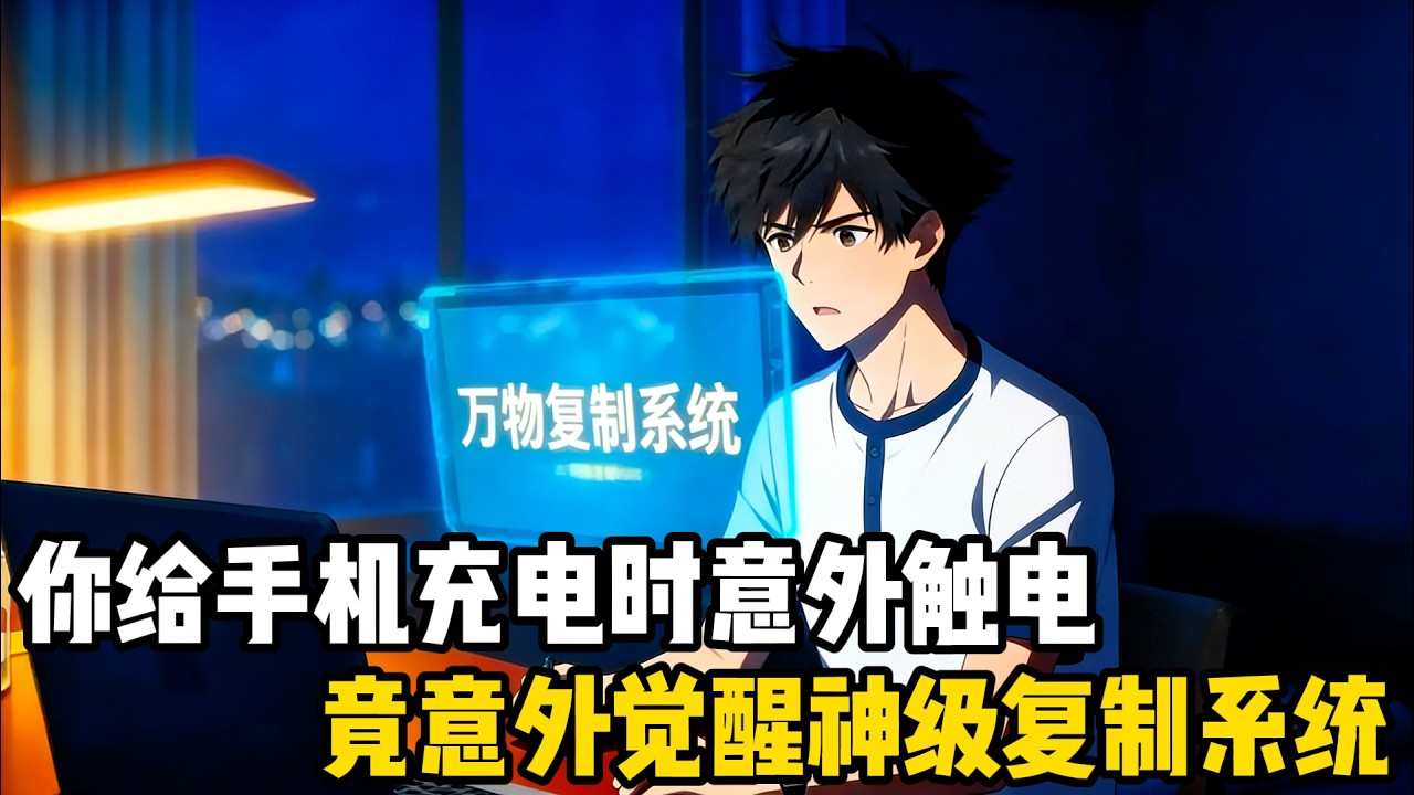 觸電醒來，我覺醒了複製萬物系統。沒錢了？複製一沓現金；渴了？複製一瓶可樂；被追殺？複製一堵牆擋住。那天銀行行長跪著求我：“大佬，您能不能？”#動漫 #动画推荐 #小说 #漫画解说 #一口气看完