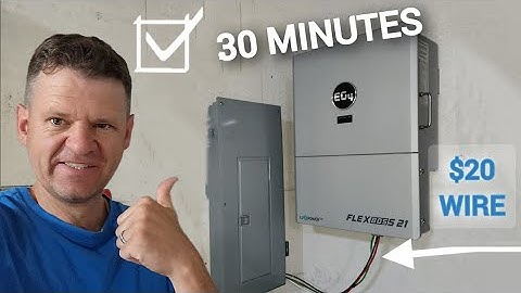 De eenvoudigste manier om een ​​Eg4 FlexBoss te installeren...en andere hybride omvormers