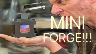 MINI RIBBON BURNER FORGE BUILD !!!