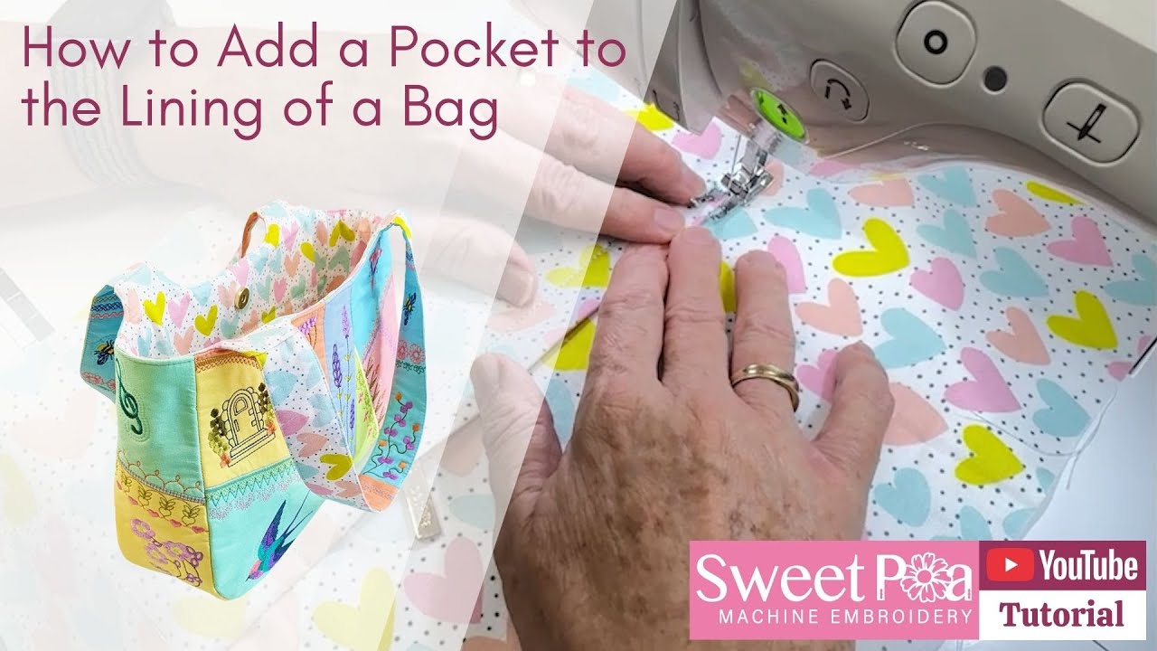 How to Add a Pocket to the Lining of Your Mismatch Chunky Patchwork Handbag
