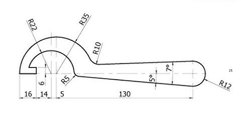 T-Flex CAD 15 2D - Exercise 25