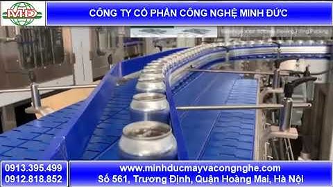 dây chuyền chiết rót đóng chai nước giải khát tự động