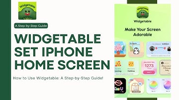 How to Use Widgetable Beginners Guide 2024: Customize Your iPhone Home Screen with Widgetable