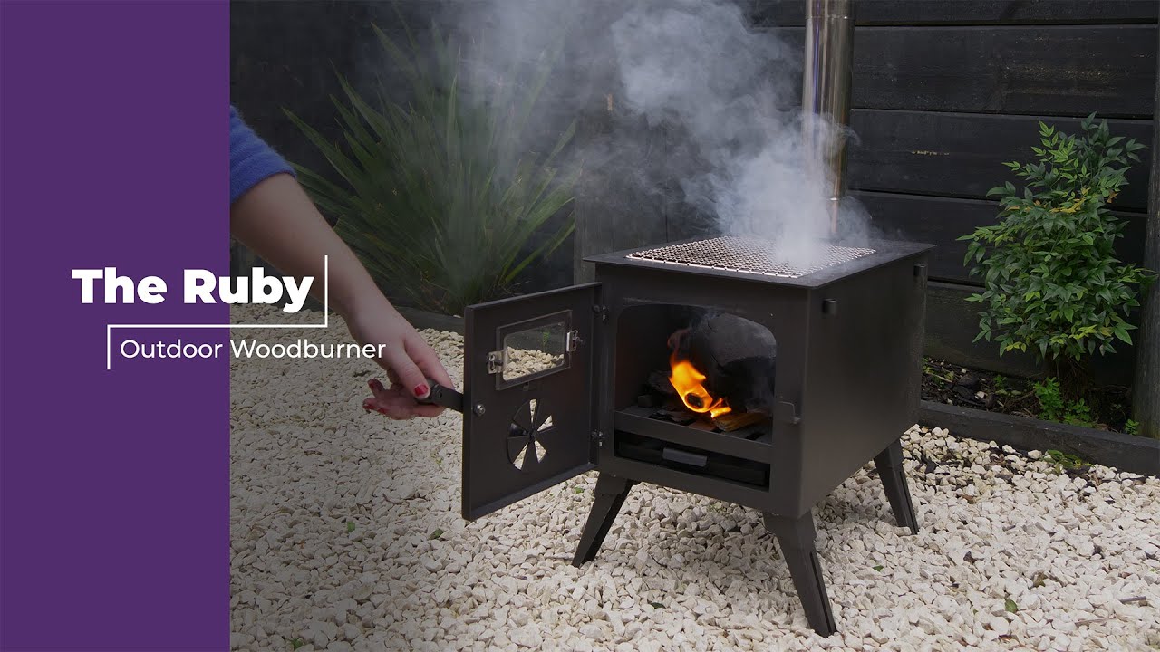 How to use the The Ruby Outdoor Wood Burner NZ GridFree YouTube