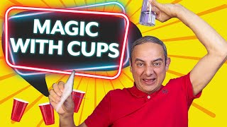 MAGIC WITH CUPS 🥛 | Funny Clips | Arnaldo Mangini