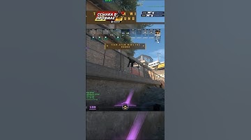 Красивый клатч 1в4 с Tec9 от Stewie2k на карте Overpass CS2! #кс2 #csgo #cs #cs2 #shorts #ксго #кс