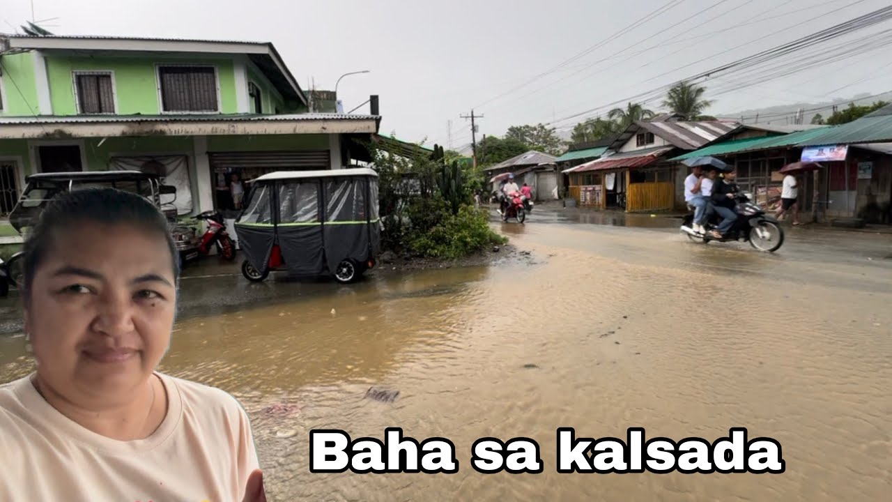 Baha agad sa kalsada dahil sa malakas na pag-ulan+ Namiesta kami sa Nakar