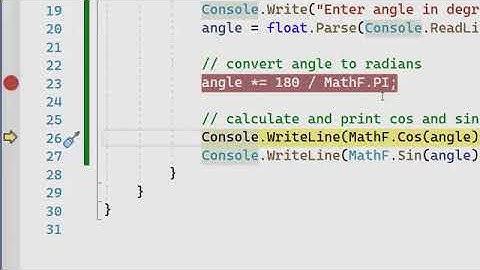 c# Debugging a Console App