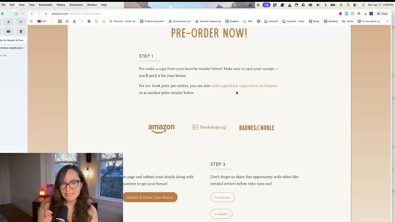 💡 How to Structure Your Book's Landing Page [Video Walkthrough]