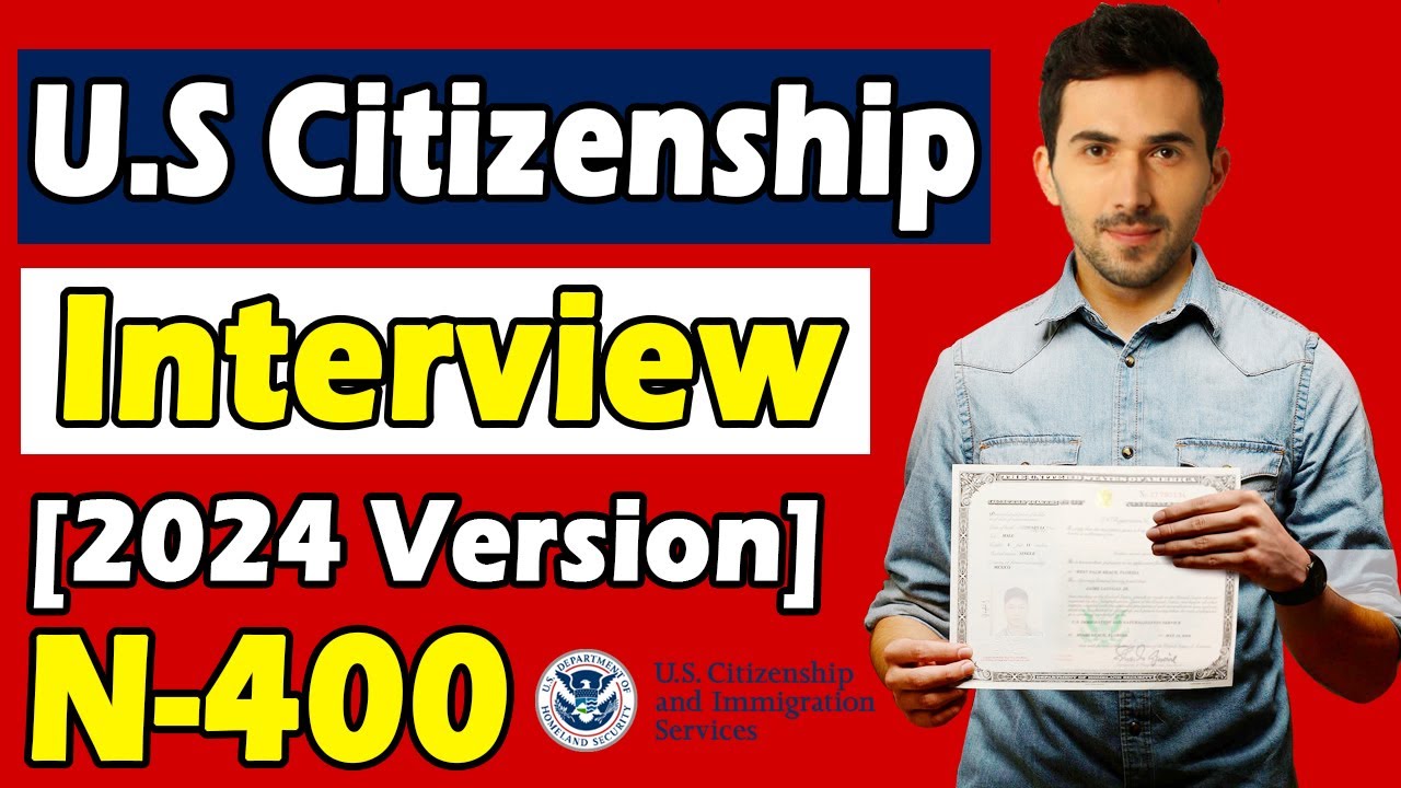 🔴 2024 Version Practice your U.S. Citizenship Official USCIS Interview