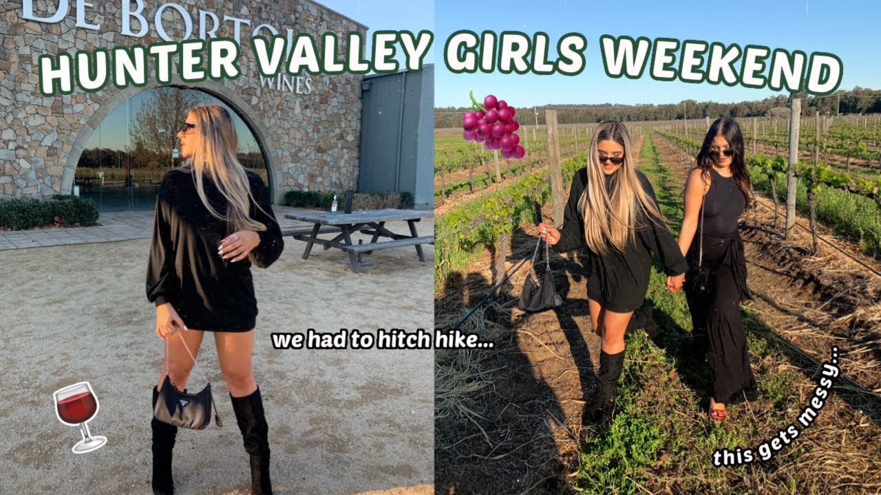 *tipsy af* HUNTER VALLEY GIRLS WEEKEND | we drank WAY too much wine...