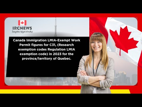 LMIA-Exempt Work Permit (C31)| Research exemption codes Regulation LMIA exemption code Quebec(2023)