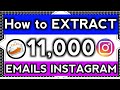 How to Extract Email Address From Instagram | Free Email Extractor