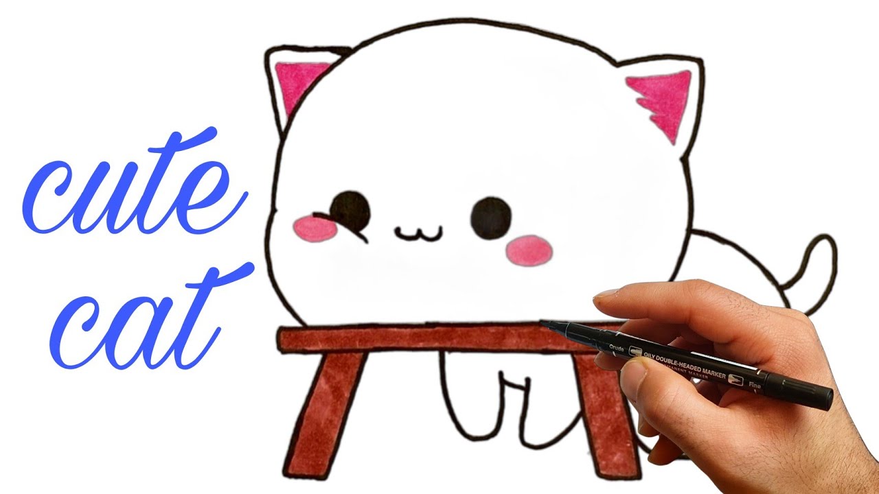 Kitty Cut Bilder:  Zeichnen lernen mit süßen Katzen!