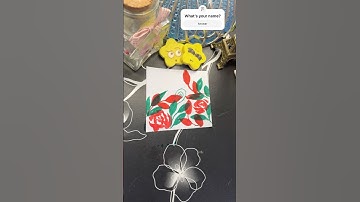 What’s your name comment below #shortsfeed #name  #nameinitials  watercolor#trendshort #viralshorts