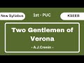 Two Gentlemen of Verona - By A.J Cronin | 1st PUC | Karnataka State Board | By WebSeek.Academy