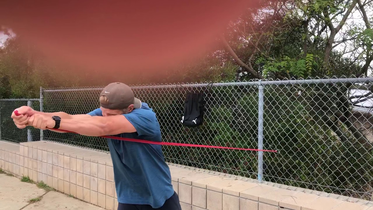 Banded Rugby Pass Rugby passing - finishing exercise with resistance band - YouTube