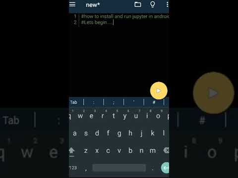 Installing jupyter notebook in Android.