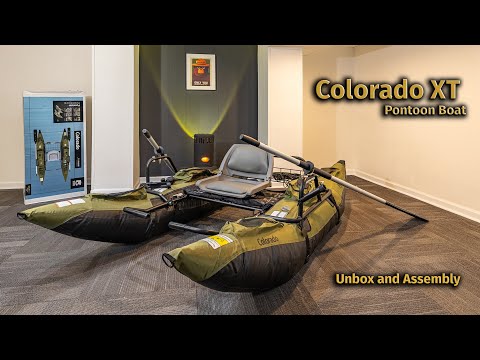 Colorado XT Pontoon Boat unbox and assembly. 