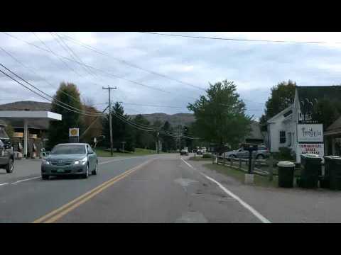 Stowe, Waterbury, And Montpelier Vermont Drivelapse Dash Cam