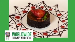 Dessert decorations on plates - model of for presenting desserts
chocolate that video tutorial will show you how to make a beaut...