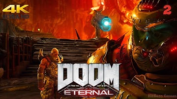 DOOM Eternal Full Game Part 2 Walkthrough No Commentary [ Ps5 4K 60FPS HDR ]